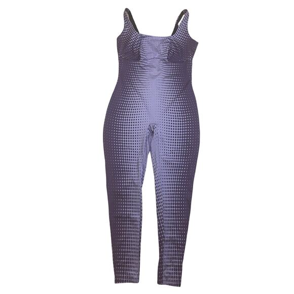 Yitty 2X Sculpting Catsuit | Shaping Bodysuit, Purple Dot, Compression One Piece - Picture 2 of 4